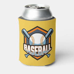 Enfriador De Latas Béisbol de color y nombre personalizado