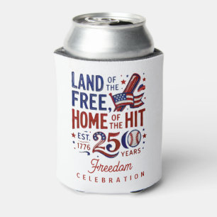 Enfriador De Latas Béisbol Patriótico Julio 2026   América 250