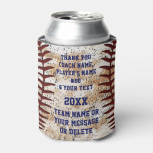 Enfriador De Latas Béisbol Personalizado para Entrenadores, Jugadores