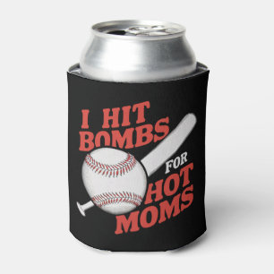 Enfriador De Latas Béisbol Retro Divertido Golpeé Bombas Para Madres