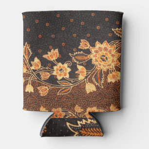 Enfriador De Latas Belleza de arte batik indonesio malasio