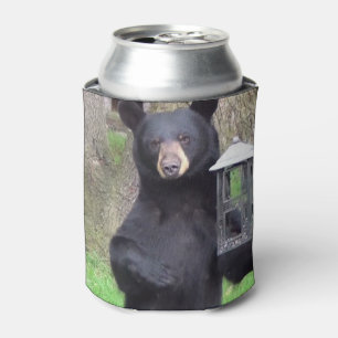 Enfriador De Latas Bello oso negro