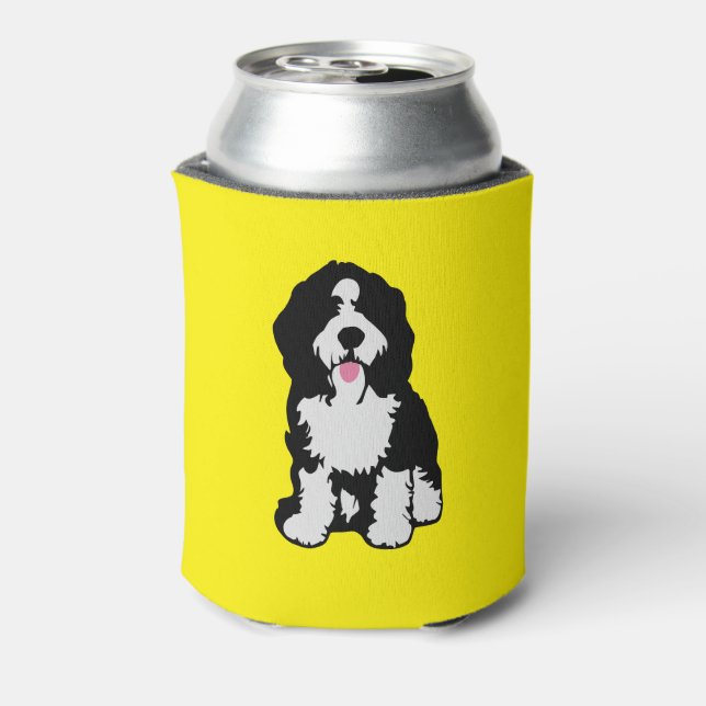 Enfriador De Latas Bernedoodle (Reverso de la lata)
