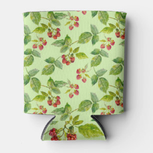 Enfriador De Latas Berry saludable: fondo de frambuesa sin mar.