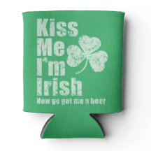 Bésame, soy irlandés, ahora ve a buscarme una cerv