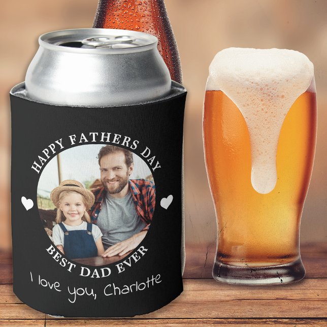 Enfriador De Latas Best Dad Ever Happy Father's Day Custom 2 Photo (Subido por el creador)