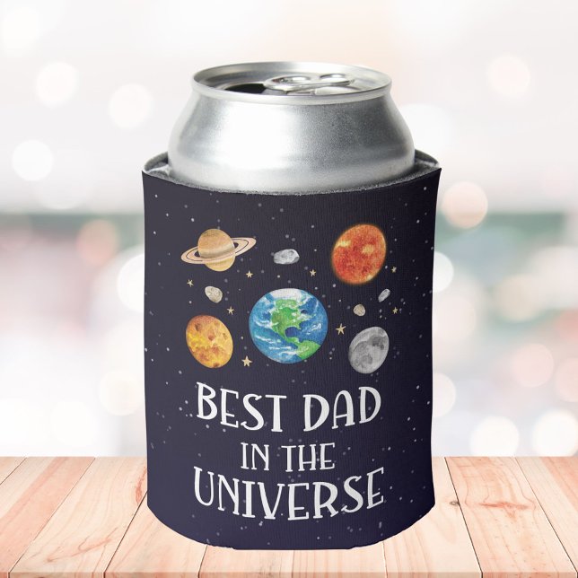 Enfriador De Latas Best Dad in The Universe Funny Quote Fathers Day  (Subido por el creador)
