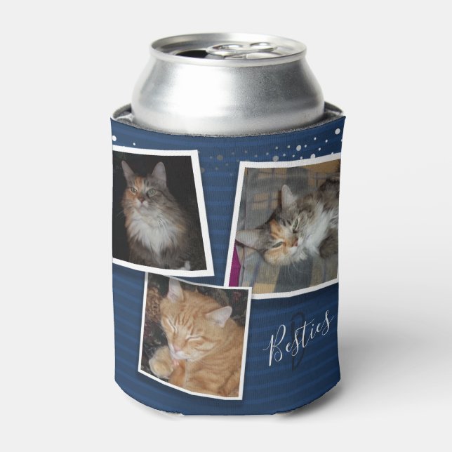Enfriador De Latas Besties Three Photo (Lata Anverso)