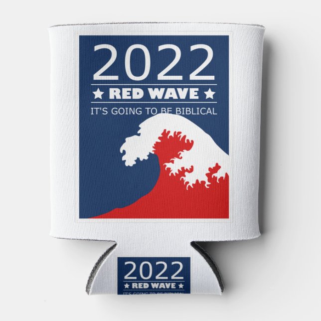 Enfriador De Latas Biblical Midterms 2022 Red Wave (Anverso)