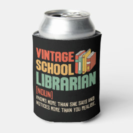 Enfriador De Latas Bibliotecario Escolar Pronunciación Divertida
