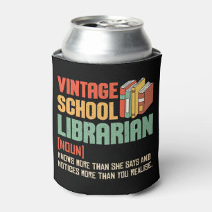 Enfriador De Latas Bibliotecario Escolar Pronunciación Divertida
