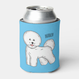Enfriador De Latas Bichon frise dog cartoon illustration