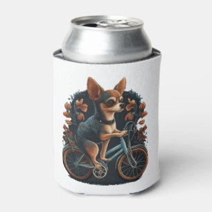 Enfriador De Latas Bicicleta Chihuahua Bicicleta Perro Ciclismo
