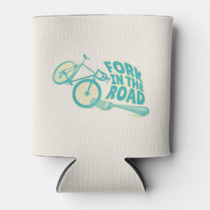 Enfriador De Latas Bicicleta Fork in the road Funny