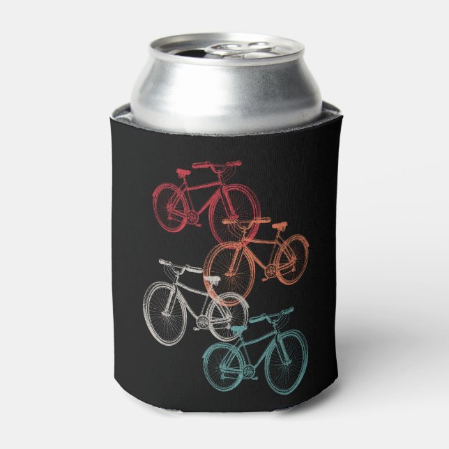 Enfriador De Latas Bicicletas coloridas (Lata Anverso)