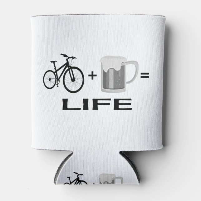 Enfriador De Latas ¡Bicicletas y cerveza! (Anverso)