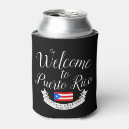 Enfriador De Latas Bienvenido a Puerto Rico| Favor de la boda de dest