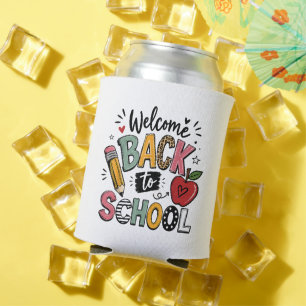 Enfriador De Latas Bienvenido de nuevo a la escuela maestro estudiant
