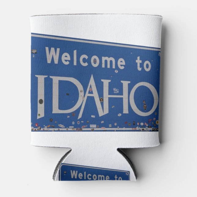 Enfriador De Latas Bienvenidos a Idaho (Anverso)