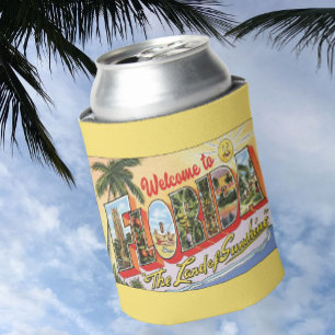 Enfriador De Latas Bienvenidos a la cosecha de Florida con lugares an