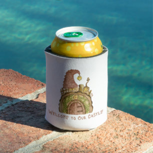 Enfriador De Latas Bienvenidos a Nuestro Castillo con un Castillo Gno