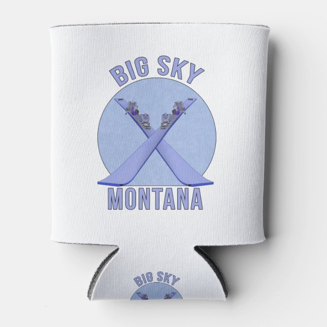 Enfriador De Latas Big Sky, Montana (Anverso)