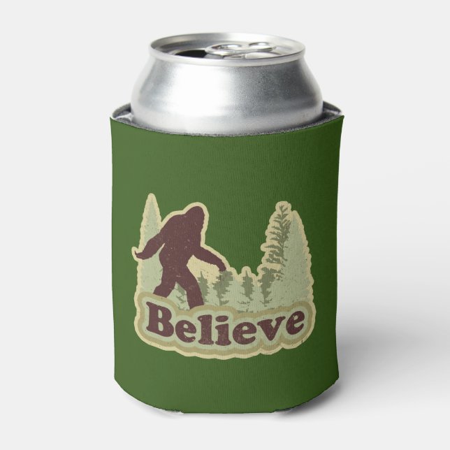 Enfriador De Latas Bigfoot Believe (Lata Anverso)