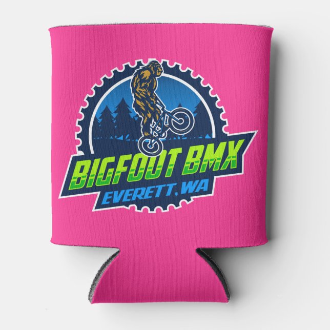 Enfriador De Latas Bigfoot BMX Can Koozie (Anverso)