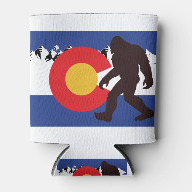 Enfriador De Latas Bigfoot-Colorado-Flag (Anverso)
