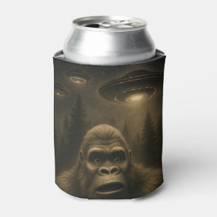 Enfriador De Latas Bigfoot Sasquatch Alien UFO Funny