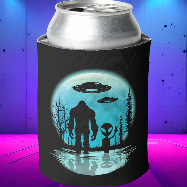 Enfriador De Latas Bigfoot UFO Alien (Subido por el creador)