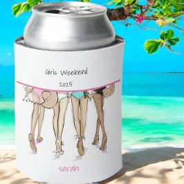 Enfriador De Latas Bikinis y Martinis Fin de semana de chicas en biki