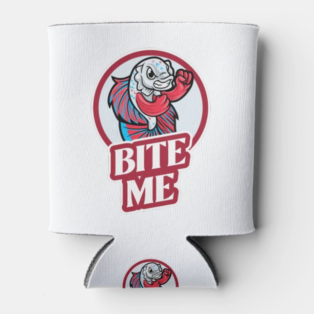 Enfriador De Latas Bite Me (Anverso)