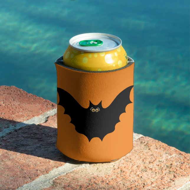 Enfriador De Latas Black Bat de Halloween (Piscina in situ)