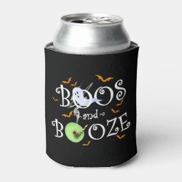 Enfriador De Latas Black Boos & Booze Halloween Party