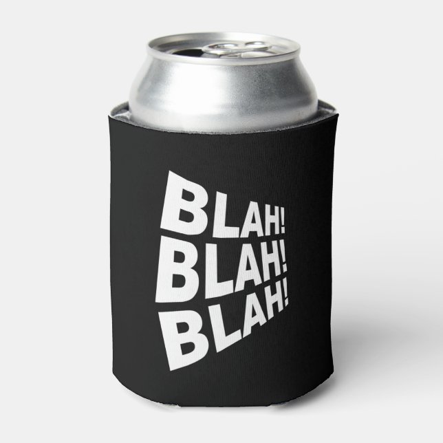 Enfriador De Latas Blah Blah Blah (Lata Anverso)