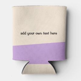 Enfriador De Latas Blanco antiguo y púrpura de glicinia