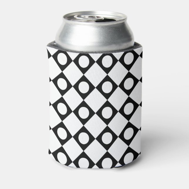 Enfriador De Latas Blanco de Mod Retro 60 (Reverso de la lata)