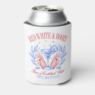 Enfriador De Latas Blanco rojo y mareado