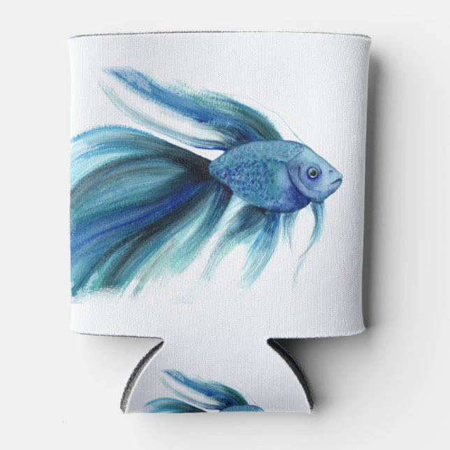Enfriador De Latas Blue Betta Fish (Anverso)