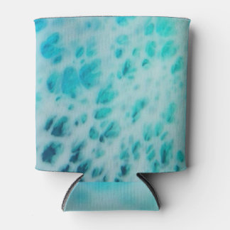 Enfriador De Latas Blue Crush - Arte abstracto costero