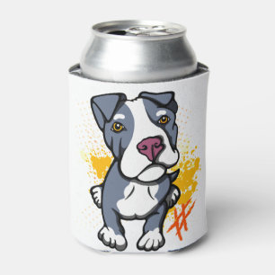 Enfriador De Latas Blue Pit Bull Pup