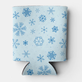 Enfriador De Latas Blue Snowflakes