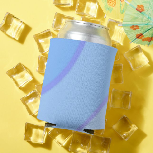 Enfriador De Latas Blue Swirls Cooler (Verano in situ)