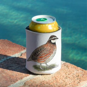 Enfriador De Latas Bobwhite Quail Rooster