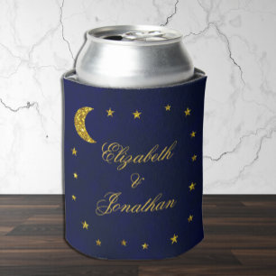 Enfriador De Latas Boda Celestial Nocturno