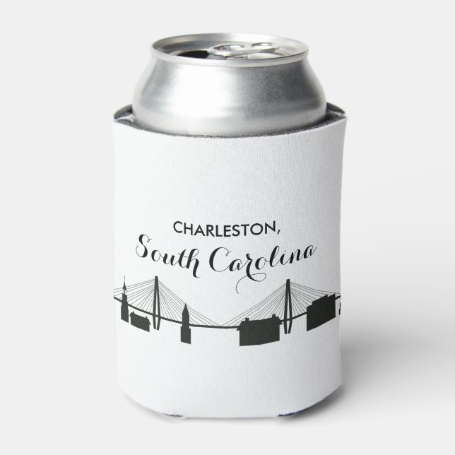 Enfriador De Latas Boda de Charleston South Carolina (Lata Anverso)