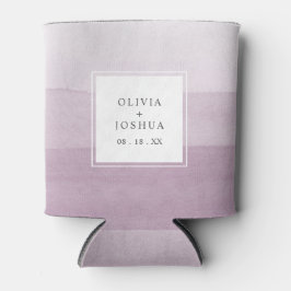 Enfriador De Latas Boda de color acuático moderno morado ormbre