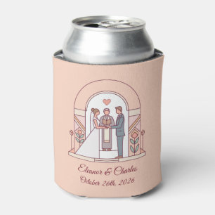 Enfriador De Latas Boda de Cuento de Hadas Art Déco