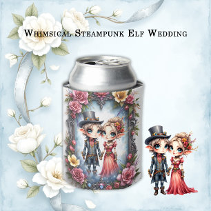 Enfriador De Latas Boda de Elfo Caprichoso Steampunk